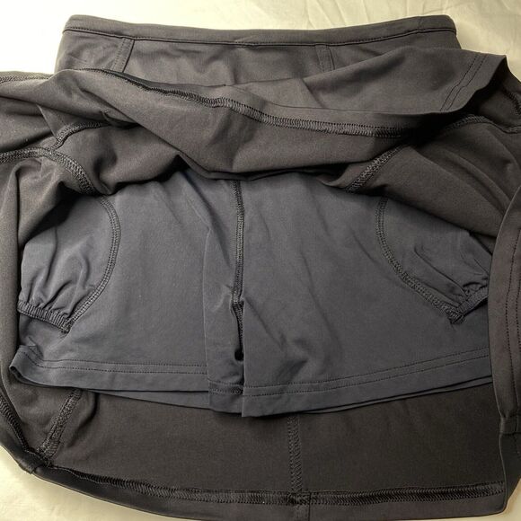 Pure Lime Athletic Running Tennis Golf Skort Black Stretch Sz Extra Small XS - Picture 5 of 7